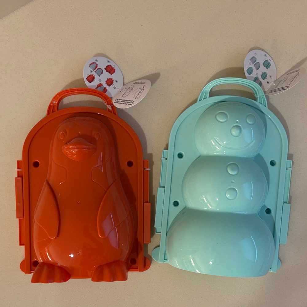 Penguin and Snowman Mold Set